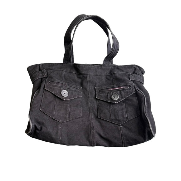 Y2K GAP Black Denim Shoulder Bag - Picture 3 of 16